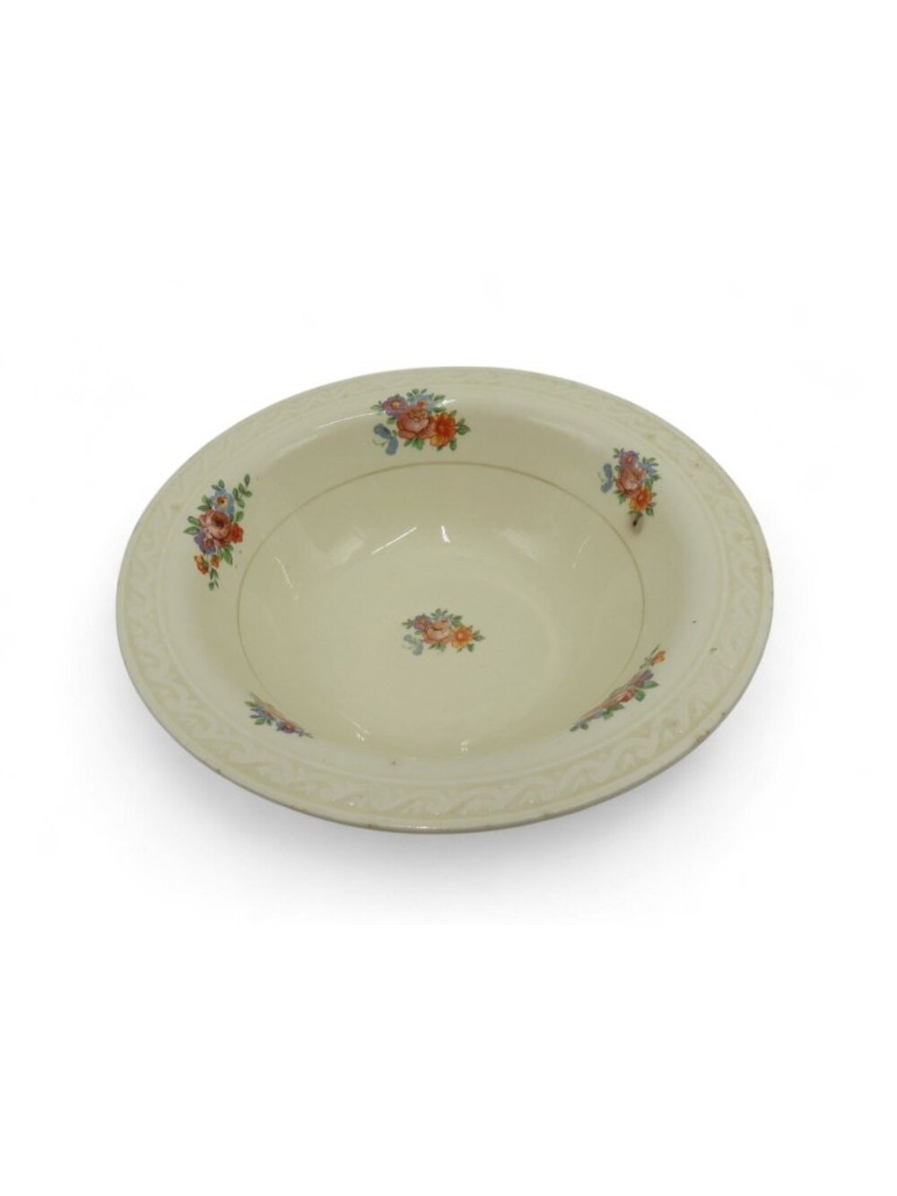 Vintage J&G Meakin Sunshine Floral Ceramic Bowl England 6"
